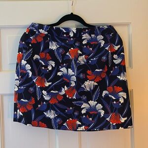 Jcrew mini floral skirt with pockets size 10